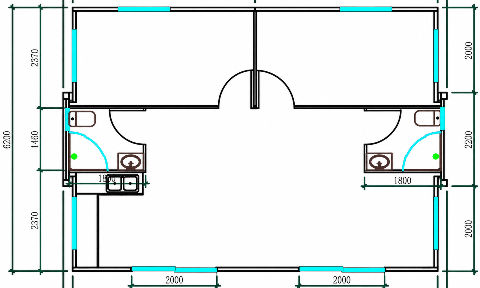 Plano de referencia 30 G del proveedor, sin escala de impresión. No sirve para contar estancias ni para tomar cotas.